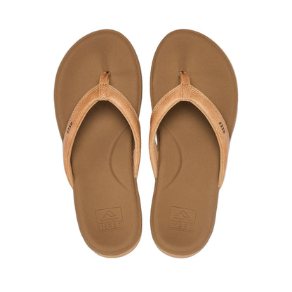 Reef Womens Cushion Cloud Flip Flops in Natural