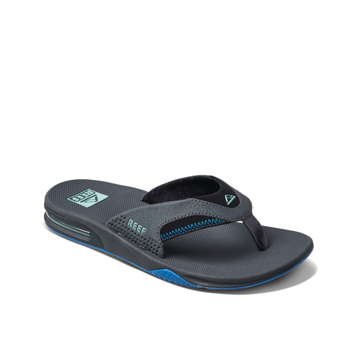 Reef Men's Mick Fanning Flip-Flops - Gunmetal / Ocean