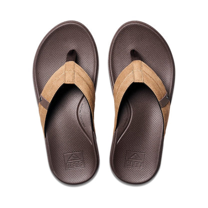 Reef Mens Cushion Phantom 2.0 Flip Flops in Brown/Tan