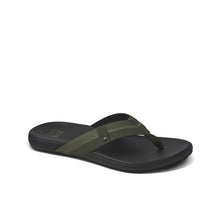Reef Mens Cushion Phantom 2.0 Flip Flops in Olive/Gum