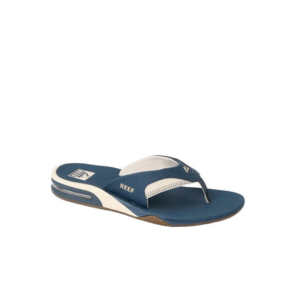 Reef Fanning Mens Flip Flops - Navy/Oat