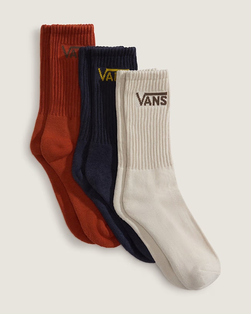 Vans Classic Crew Socks (3 pairs) in Parisian Night