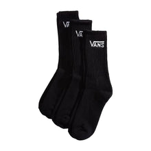 Vans Classic Crew Socks Multi Pack (3 Pairs) in Black
