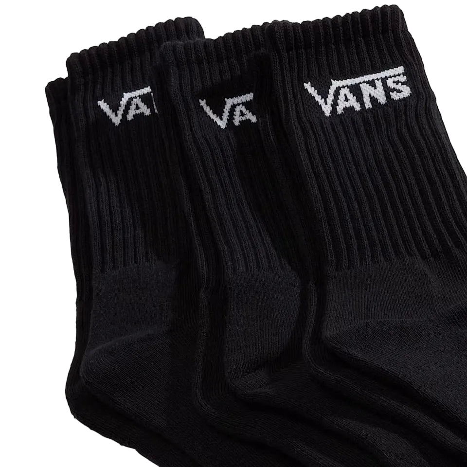 Vans Classic Crew Socks Multi Pack (3 Pairs) - Black