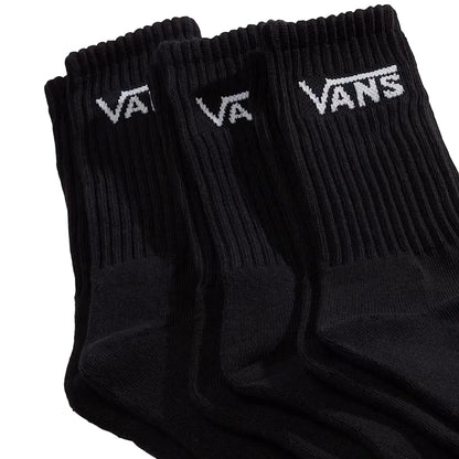 Vans Classic Crew Socks Multi Pack (3 Pairs) - Black