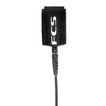 FCS Regular 7ft Classic Leash - Black 2020