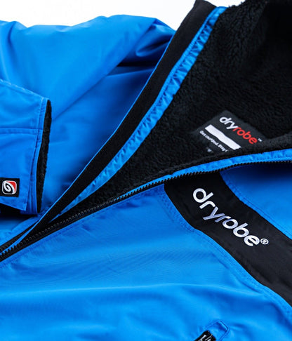 Dryrobe Advance Long Sleeve Remix Adult Changing Robe - Blue/Black