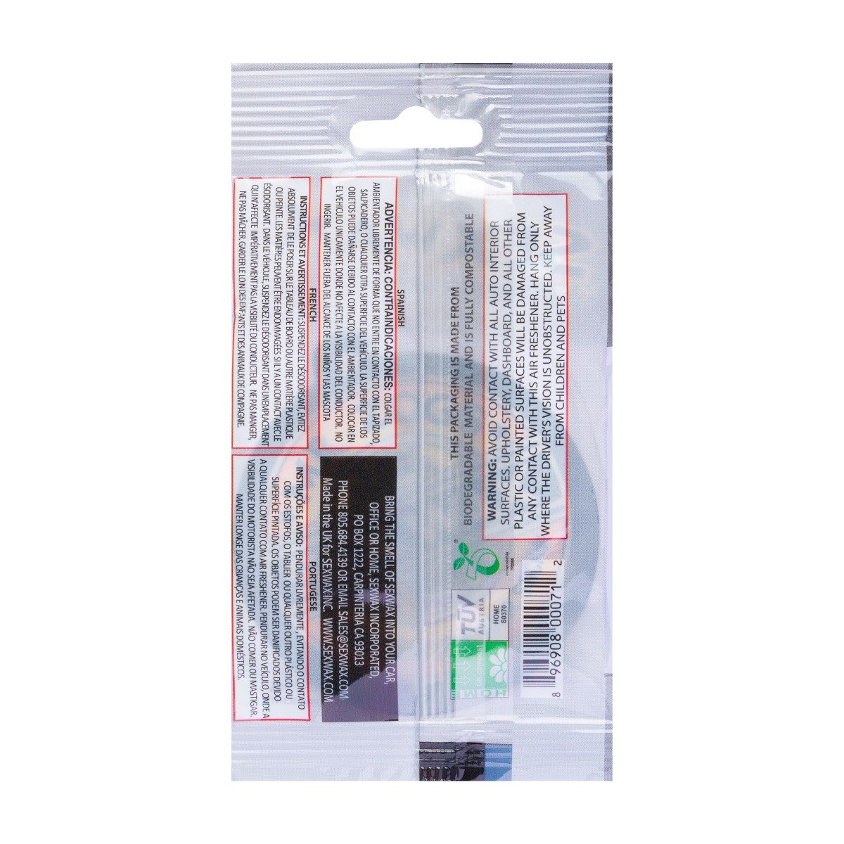 Sex Wax Air Freshener - Coconut