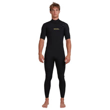Xcel Comp 2mm Mens Chest Zip Short Sleeve Wetsuit - Black