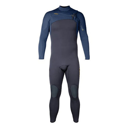 Xcel Comp X 4/3mm Mens Chest Zip Wetsuit - Black/Blue Nights