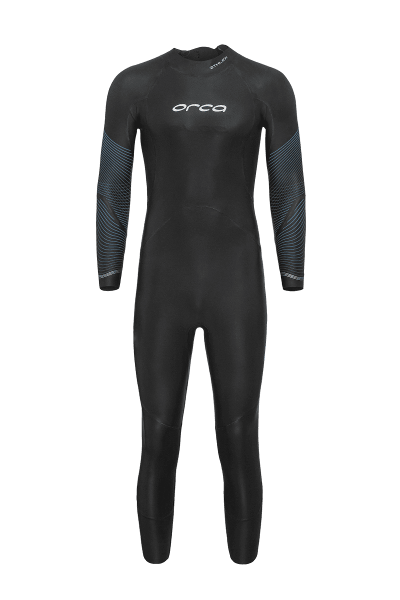 Orca Mens Athlex Flex V2 Triathlon Wetsuit in Black