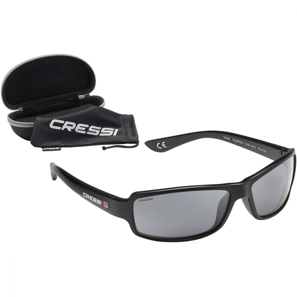 Cressi Ninja Floating Sunglasses 2021 - Black - Full View