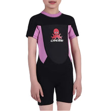 Cressi Smoby Junior Shorty Wetsuit 2021 - Black/Pink - Front