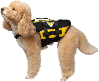 Cressi Dog Life Jacket - Black/Yellow