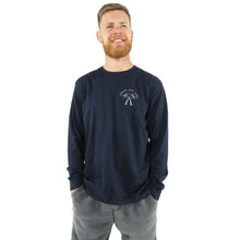Sorted Surf Shop Crossed Palms Long Sleeve T-Shirt - French Navy
