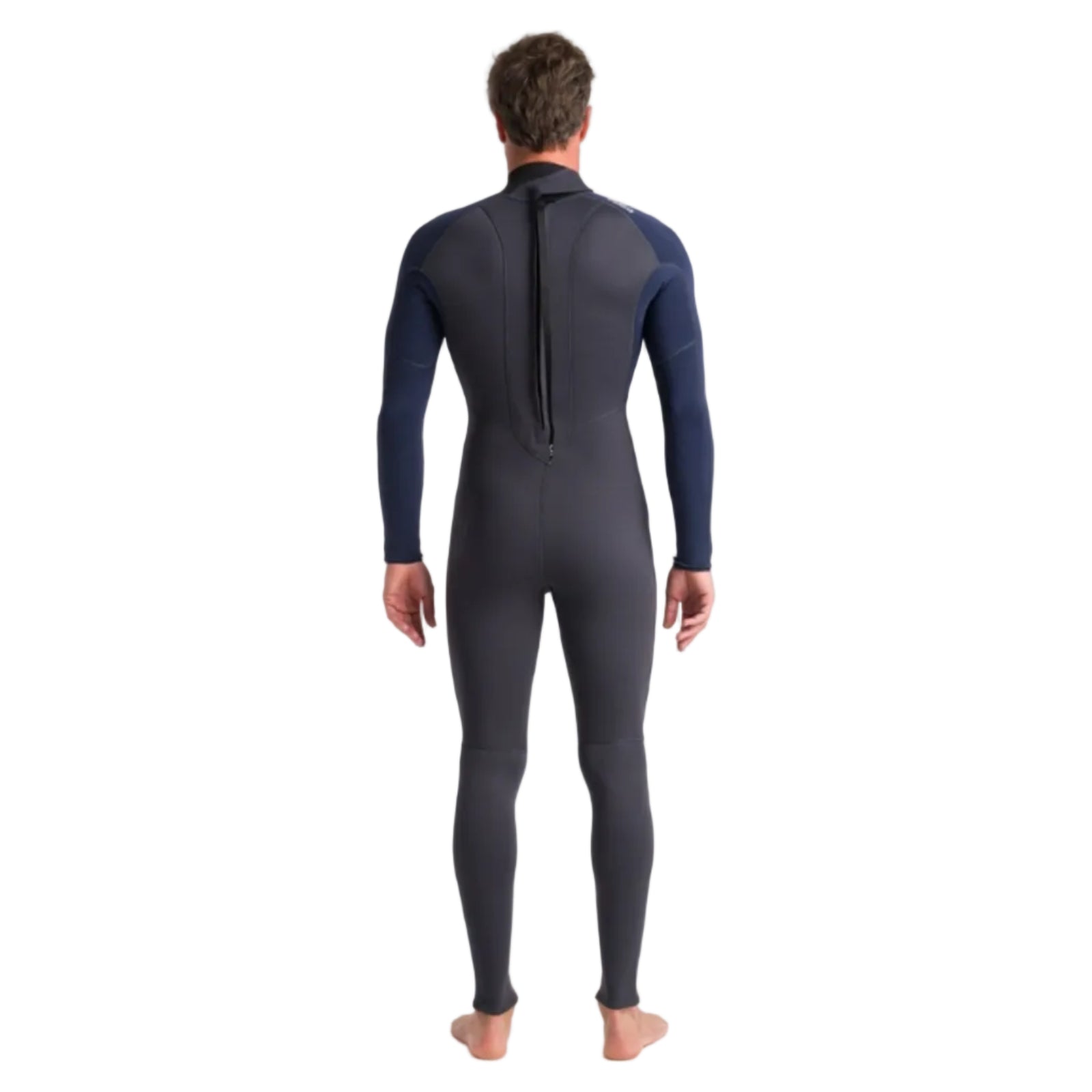 C-Skins NuWave Element 3/2mm Men's Back Zip Wetsuit 2025 - Anthracite / Slate / Saffron