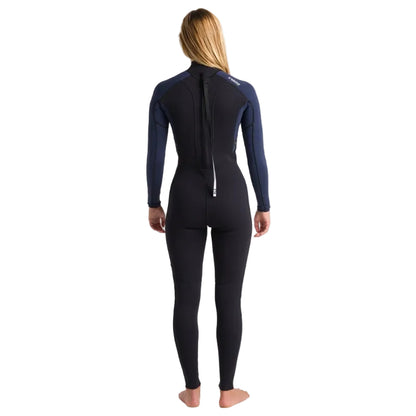 C-Skins NuWave Element 3/2mm Women's Back Zip Wetsuit - Black / Slate / Saffron