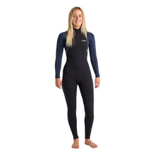 C-Skins NuWave Element 3/2mm Womens Back Zip Wetsuit in Black / Slate / Saffron