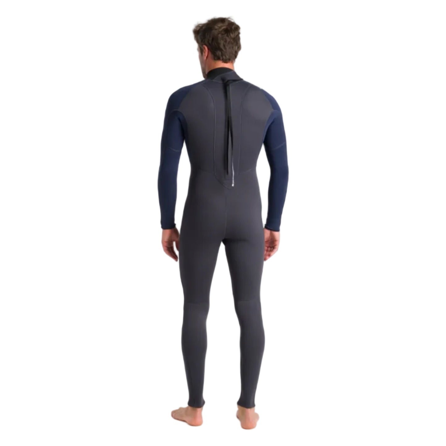 C-Skins NuWave Element 3/2mm Men's Back Zip Wetsuit 2025 - Anthracite / Slate / Saffron