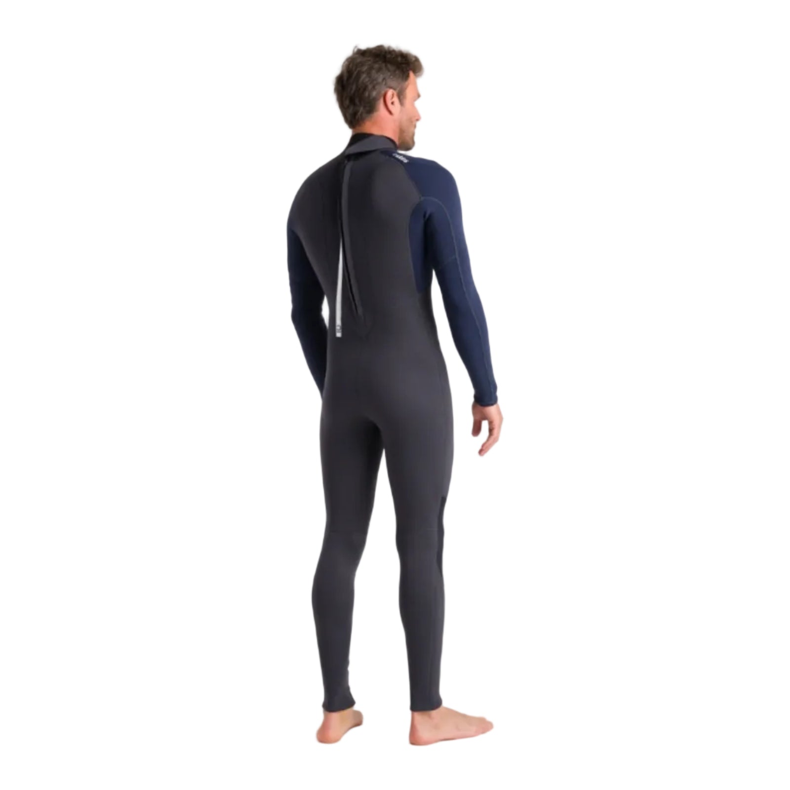 C-Skins NuWave Element 3/2mm Men's Back Zip Wetsuit 2025 - Anthracite / Slate / Saffron