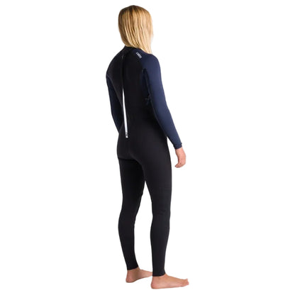 C-Skins NuWave Element 3/2mm Women's Back Zip Wetsuit - Black / Slate / Saffron