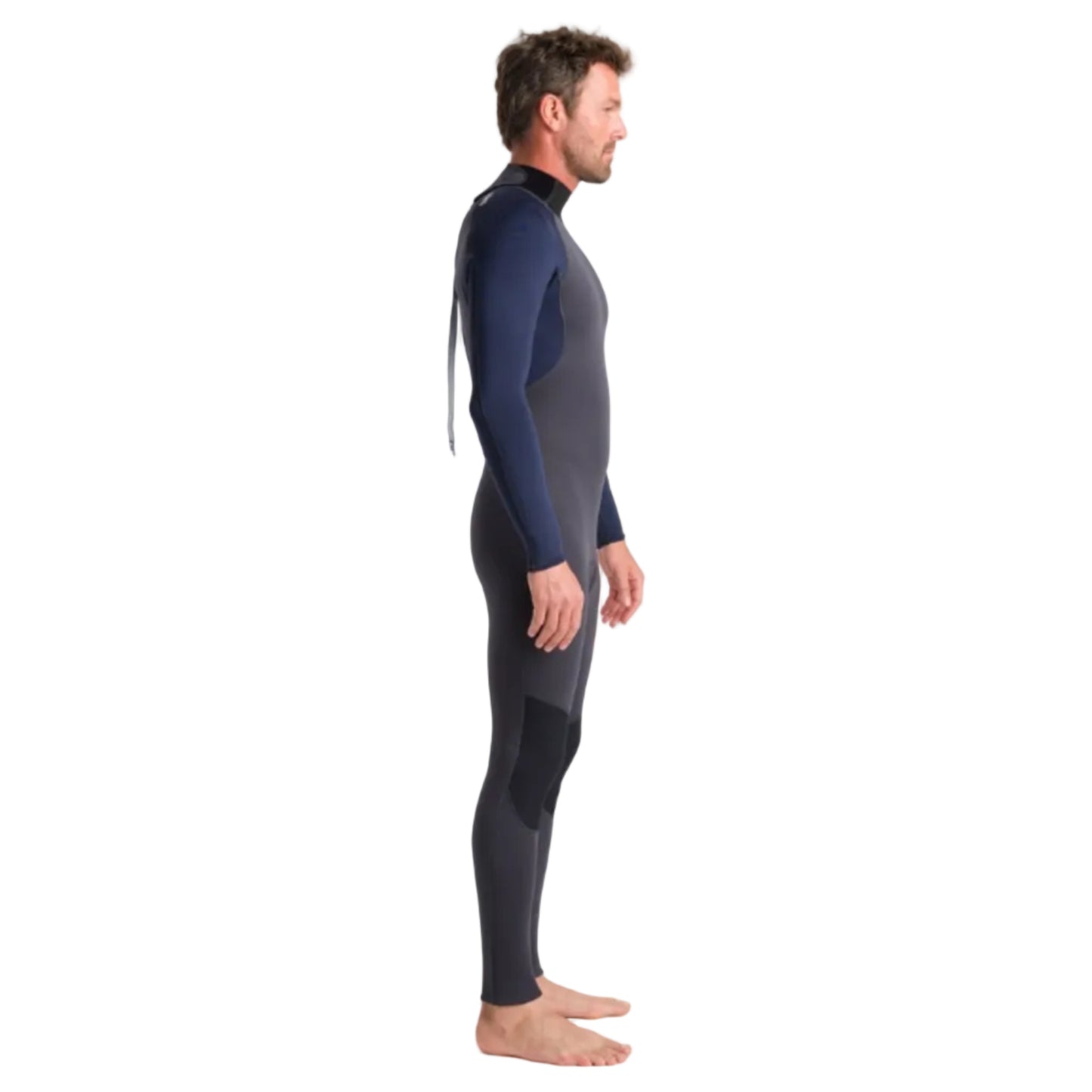 C-Skins NuWave Element 3/2mm Men's Back Zip Wetsuit 2025 - Anthracite / Slate / Saffron