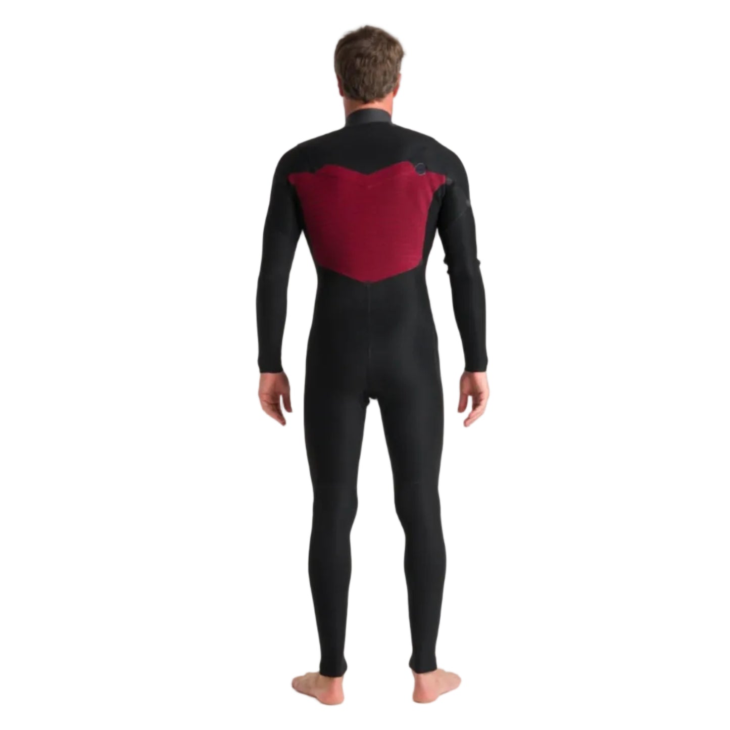 C-Skins NuWave Session 4/3mm Men's GBS Chest Zip Wetsuit 2025 - Black / Bluestone X / Saffron