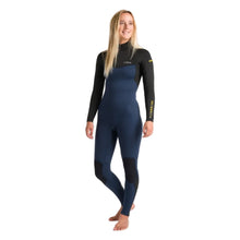 C-Skins NuWave Surflite 4/3mm Women's Back Zip GBS Wetsuit 2025 - Bluestone / Black / Saffron