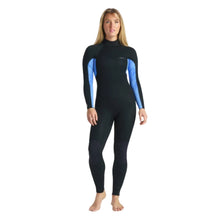 C-Skins Women's Surflite 4/3mm Back Zip Wetsuit - Black/Blue Dye - Buy online today