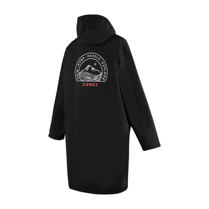 ZONE3 Active-Flex Parka Robe - Black/Orange