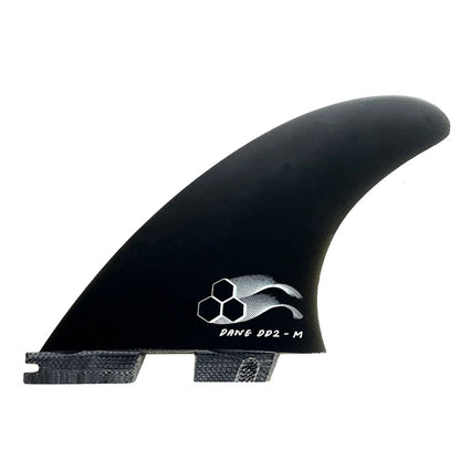 FCS II CI x Dane Reynolds DD2 PG Thruster Fins in Black - Medium