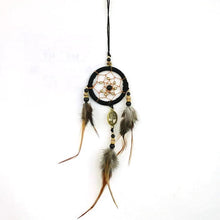 Pineapple Island Feather Charm Dreamcatcher in Black