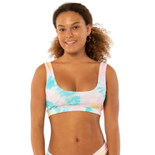 Sisstr Evolution Radiant Waters Bralette Bikini Top - Tie Dye