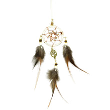 Pineapple Island Feather Charm Dreamcatcher - White
