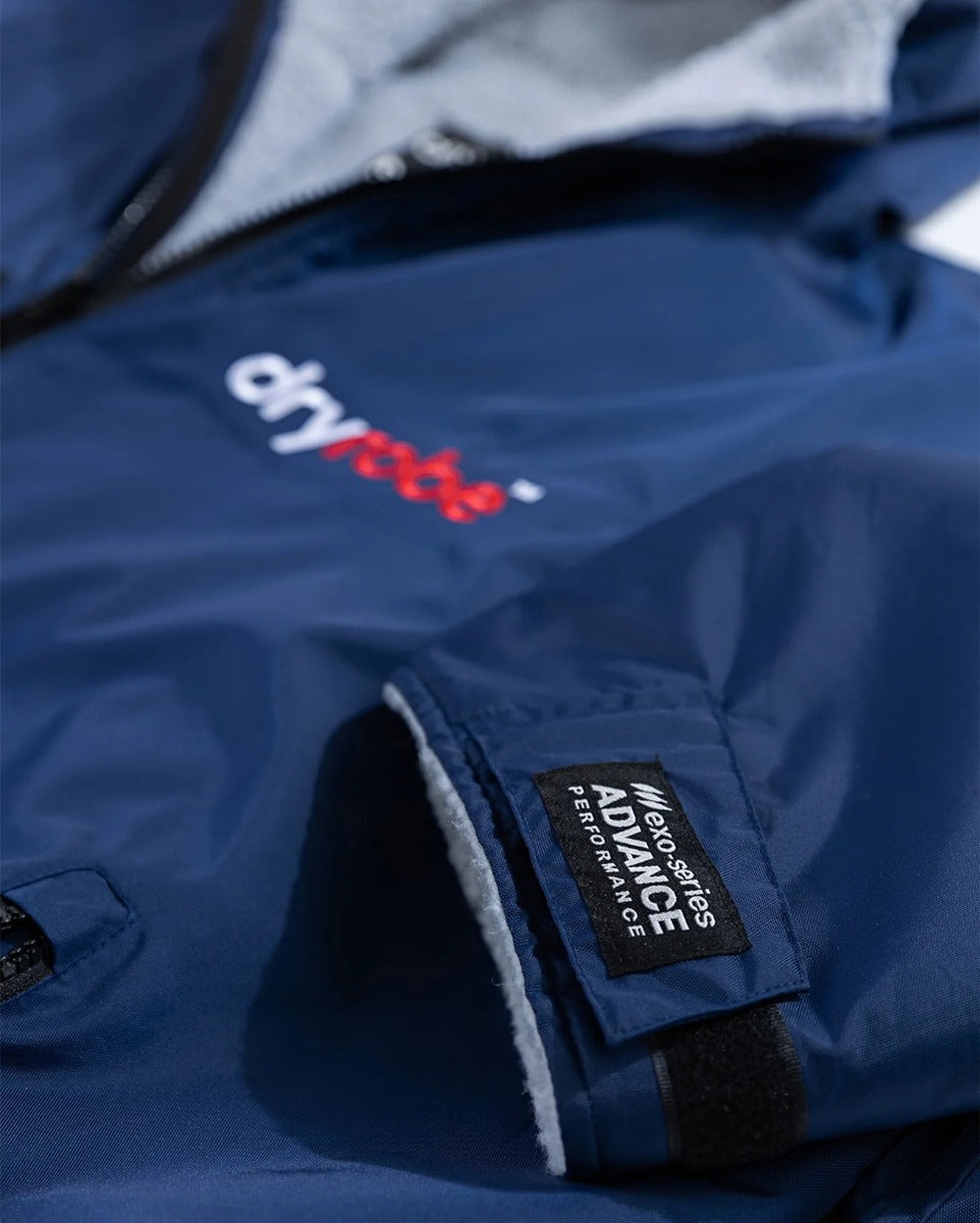 Dryrobe Advance Long Sleeve Change Robe - Navy / Grey
