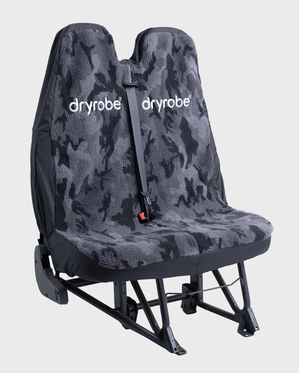 Dryrobe Double Car/Van Seat Cover in Black Camo