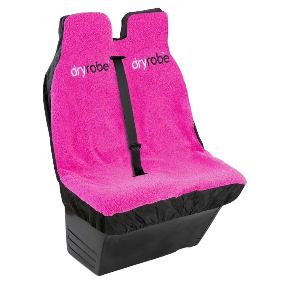 Dryrobe Double Car/Van Seat Cover in Black/Pink
