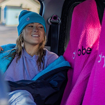 Dryrobe Double Car/Van Seat Cover - Black/Pink