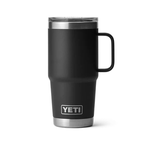 Yeti Rambler 20oz Travel Mug - Black - Top
