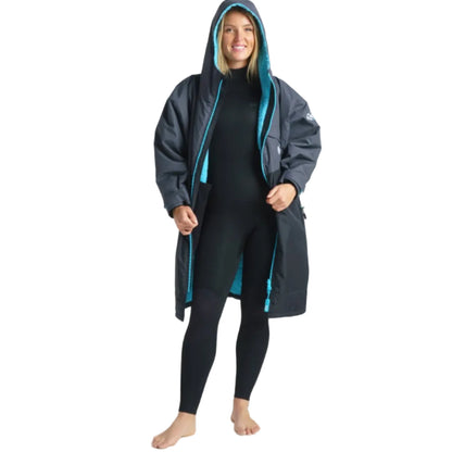 Robie Robes Dry Series Changing Robe - Charcoal/Blue
