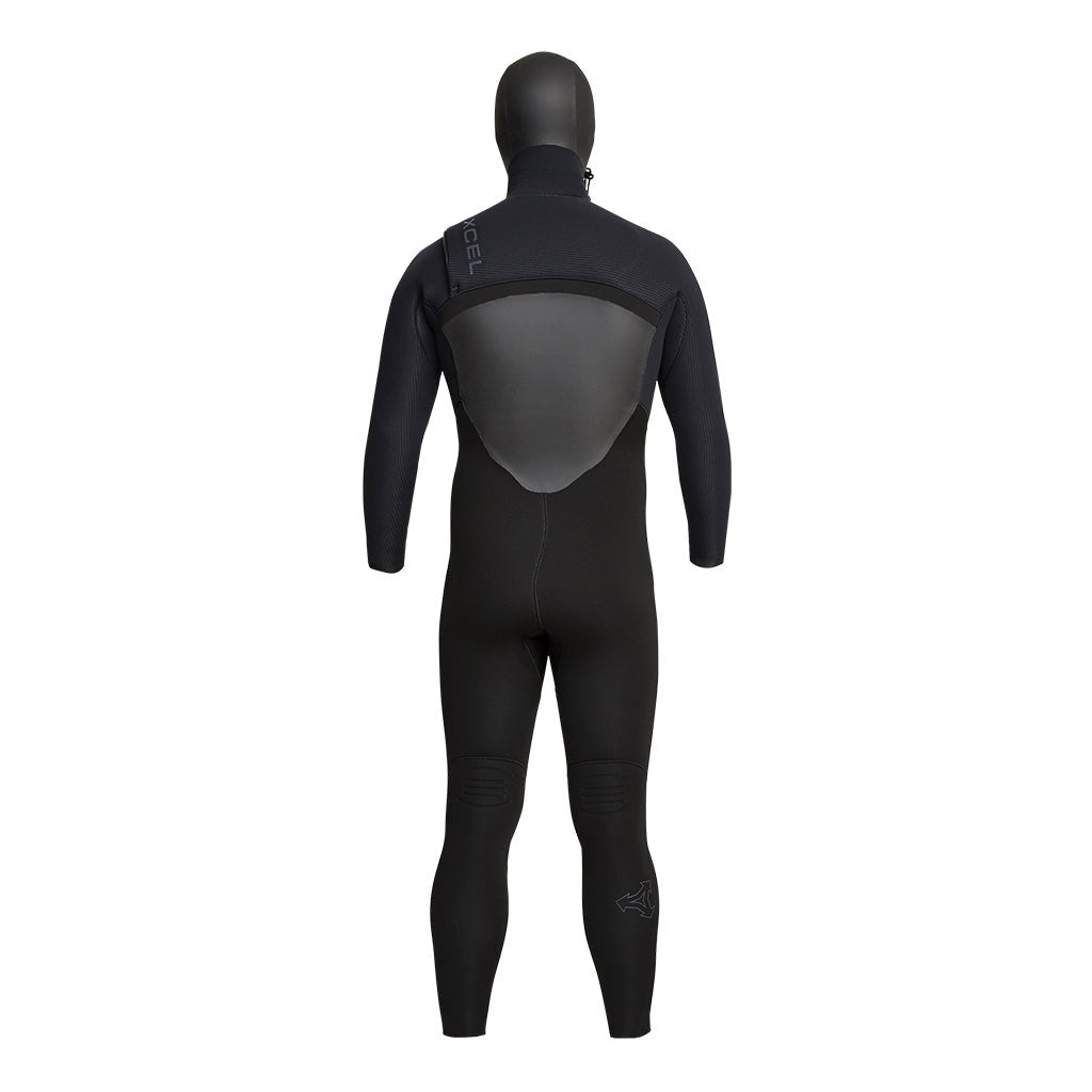 Xcel Drylock 6/5mm Men's Hooded Chest Zip Winter Wetsuit 2026 - Black
