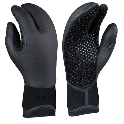 Xcel 5mm Drylock Inferno 3-Finger Mitt Wetsuit Gloves - Black