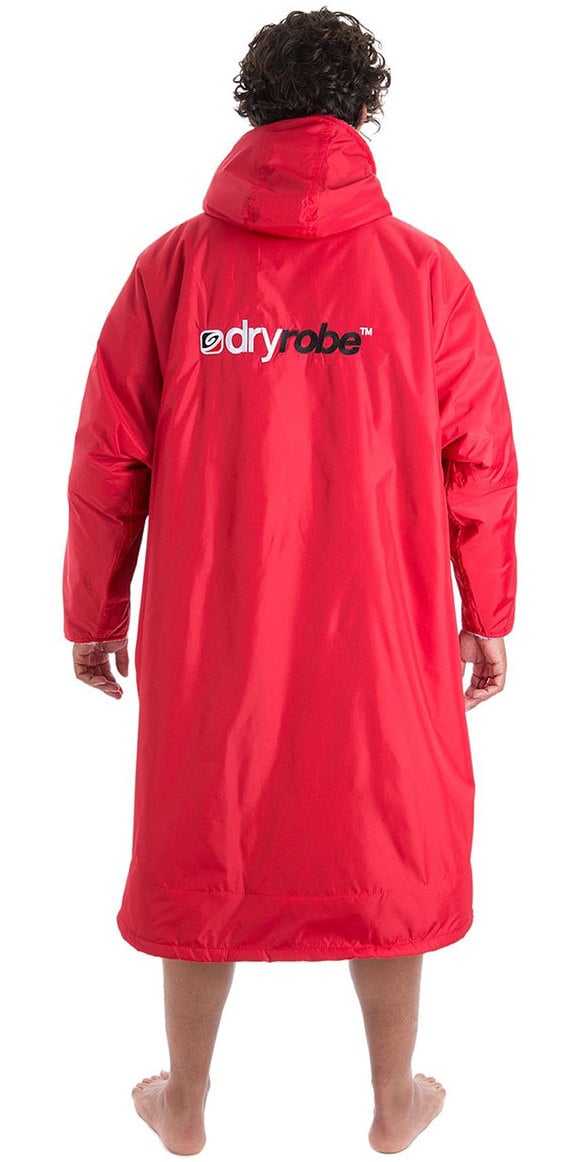 Dryrobe Advance Long Sleeve - Red / Grey