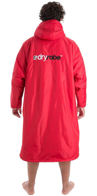 Dryrobe Advance Long Sleeve - Red / Grey