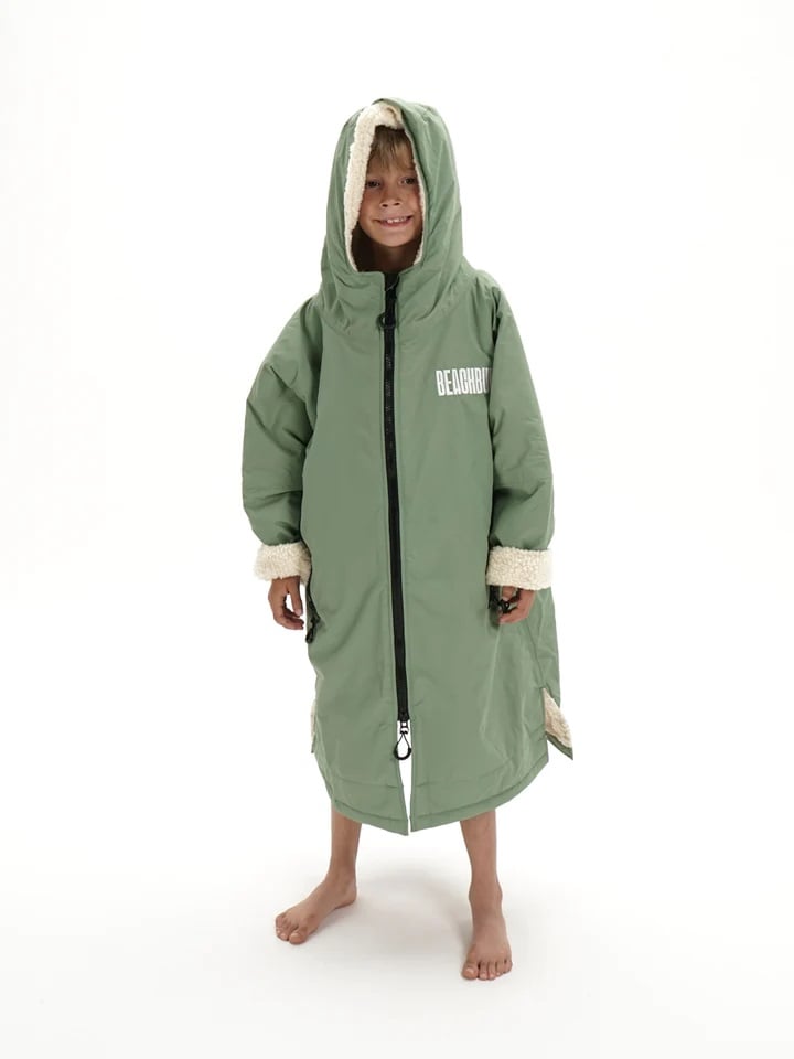 Beachbum Brobe Kids Changing Robe in Mint Green