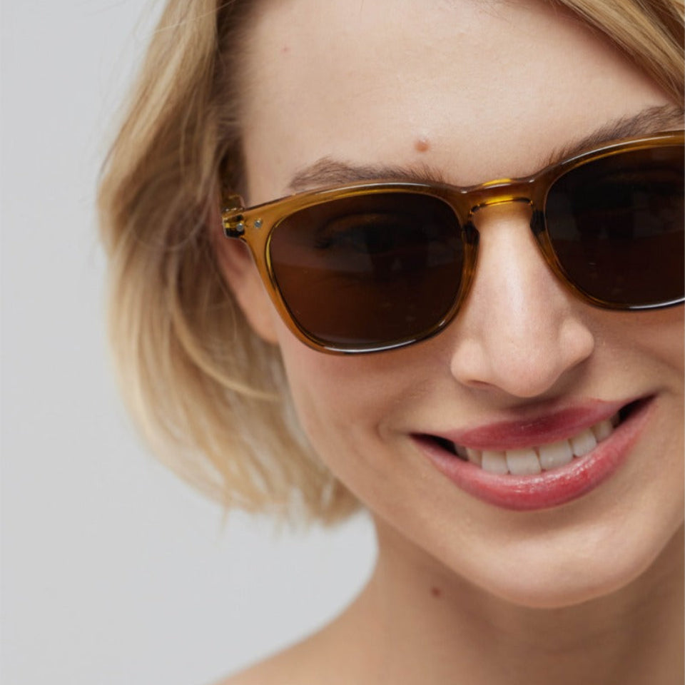 Izipizi #E SUN Sunglasses - Golden Green