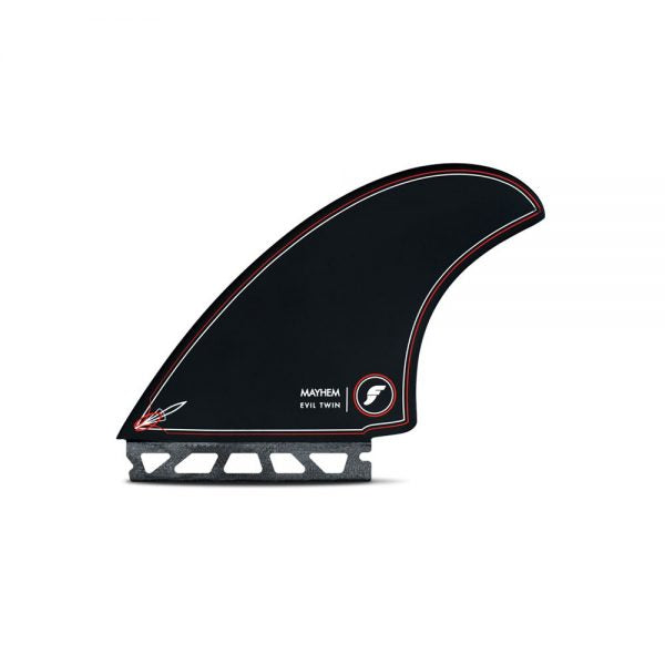 Futures Mayhem Evil Twin Fin in Black