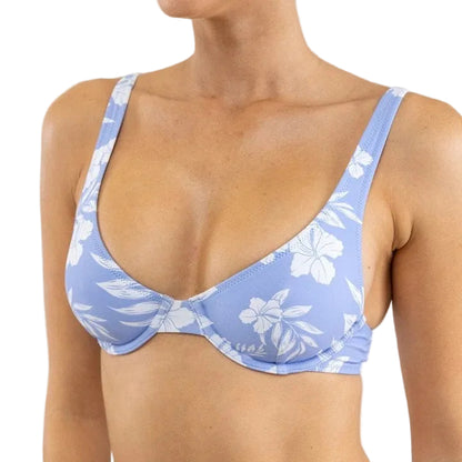 Rhythm Women's Leila Underwire Bikini Top - Whisper Blue