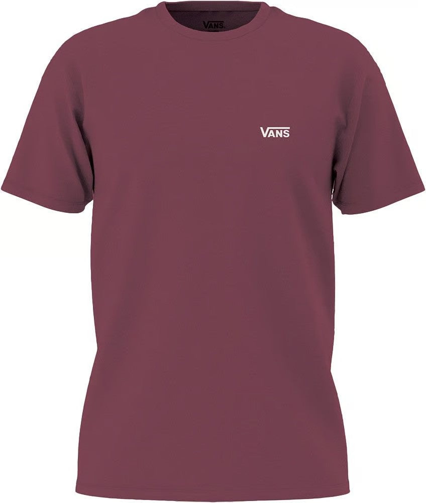 Vans Left Chest Logo Tee in Cherries Jubilee