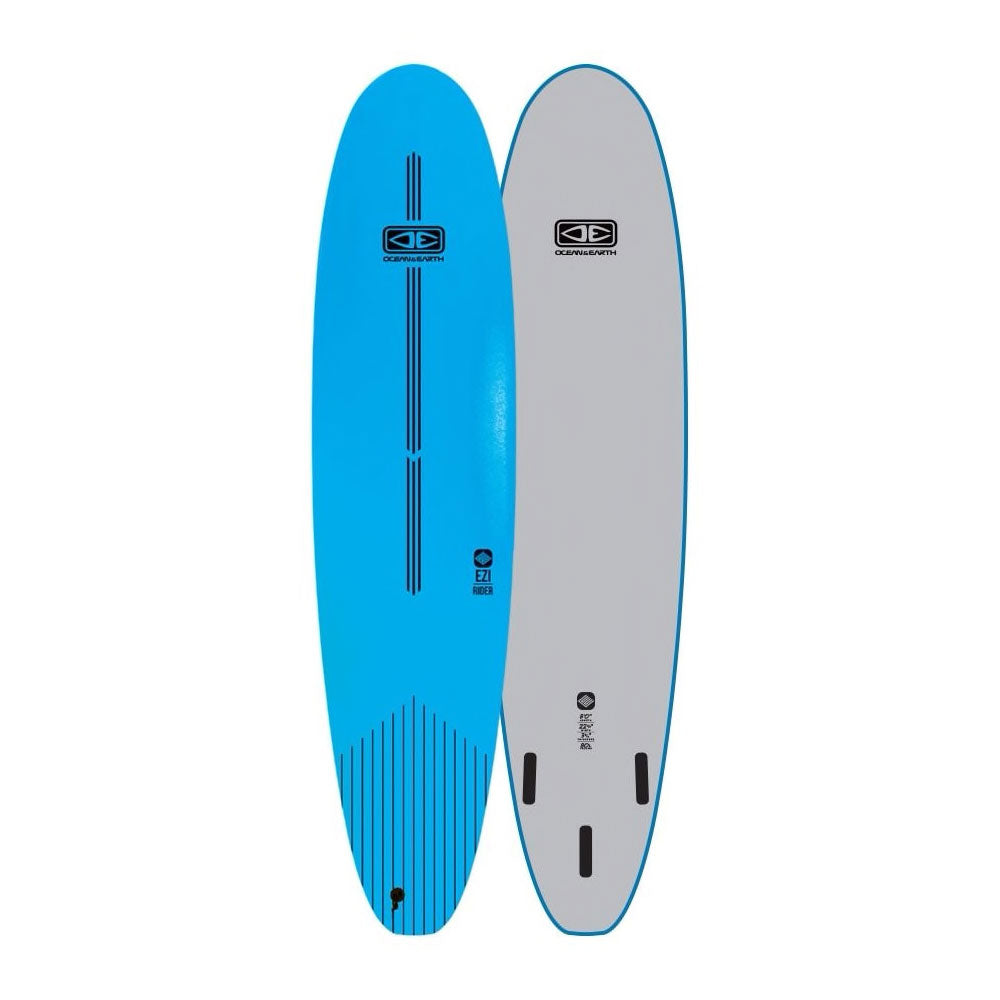 Ocean & Earth EZI Rider 8ft Foam Surfboard - Blue